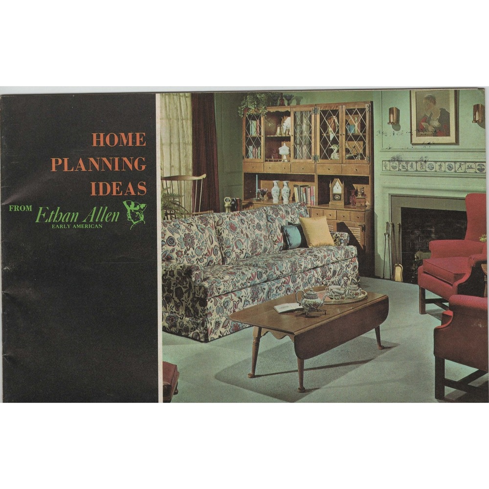Vintage Ethan Allen Home Planning Ideas Early American Furniture Booklet EA 60